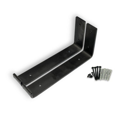 MKGT 2X Scaffold Industrial Shelf Brackets, Rustic Heavy Duty Board Brackets For Floating Shelves Wall-Mounted Shelving Brackets - image 1