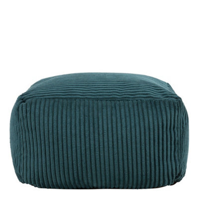 icon Amara Beanbag Footstool Corduroy Teal - image 1
