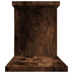 Vidaxl Wall-Mounted Tv Shelf Smoked Oak 125X18X23 Cm Engineered Wood - thumbnail 6