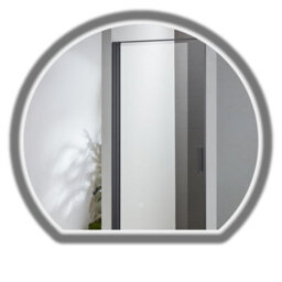 Fino Stone La Roca Full Moon Heated Anti-Fog Led Bathroom Mirror 120Cm - thumbnail 4