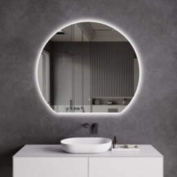 Fino Stone La Roca Full Moon Heated Anti-Fog Led Bathroom Mirror 120Cm