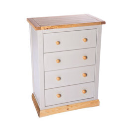 Cabinet Bits Bomporto 4 Drawer Chest Of Drawers Wood Knob - thumbnail 3