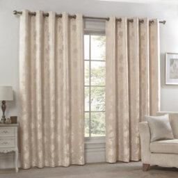 Emma Barclay Blossom Lined Eyelet Curtains, Cream - 66 X 72 Inch Pair - thumbnail 9