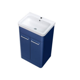 Nes Home 500mm Freestanding Vanity Unit Cabinet And Wash Basin Royal Blue - thumbnail 5