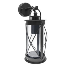 Long Life Lamps Company Outdoor Wall Lantern Black Stainless Steel Vintage Garden Lamp Ip44 Zlc014 - thumbnail 3