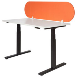 Beliani  Desk Screen Sparky Orange - thumbnail 4