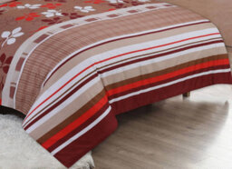 Homes & Linen Tarka Printed Microfiber 4 Piece Bedding Set Duvet Cover Fitted Sheet And Pillowcases - thumbnail 4