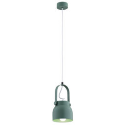 Luminosa Lighting Luminosa Logan 12Cm Dome Pendant Ceiling Light Green - thumbnail 1
