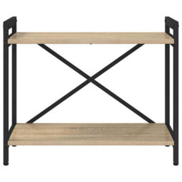 Berkfield Modern Bookcase Sonoma Oak 60 X 30 X 48.5 Cm Engineered Wood - thumbnail 5