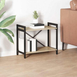 Berkfield Modern Bookcase Sonoma Oak 60 X 30 X 48.5 Cm Engineered Wood - thumbnail 2