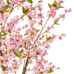 Beliani Artificial Plant Cherry Tree 180 Cm Pink - thumbnail 4