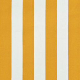 Berkfield Retractable Awning 350X150 Cm Yellow And White - thumbnail 6