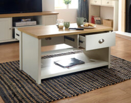 Gfw Lancaster 2 Drawer Coffee Table Cream - thumbnail 2