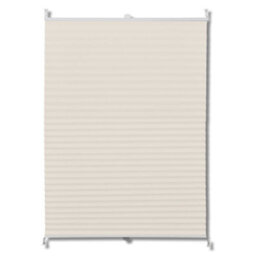 Berkfield Plisse Blind 110X100Cm Cream - thumbnail 2