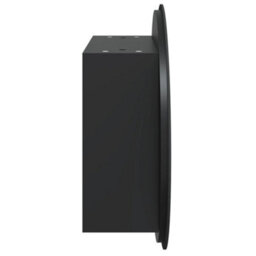 Berkfield Bathroom Cabinet With Round Mirror&led Black 40X40X17.5 Cm - thumbnail 7