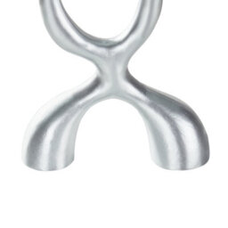 Beliani Candle Holder Famoes Metal 41 Cm Silver - thumbnail 6