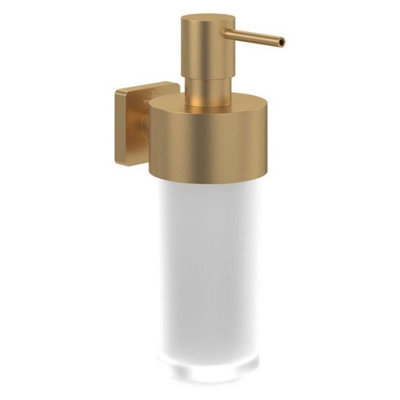 Villeroy & Boch Elements Striking Soap Dispenser Brushed Gold - image 1