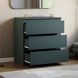 Green  Designs Denver 3 Drawer Chest Of Drawers Storage - thumbnail 5