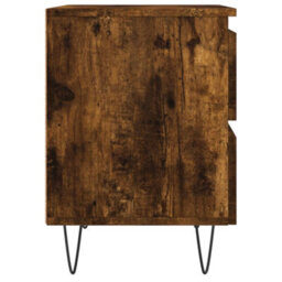 Berkfield Bedside Cabinets 2 Pcs Smoked Oak 40X35X50 Cm Engineered Wood - thumbnail 7
