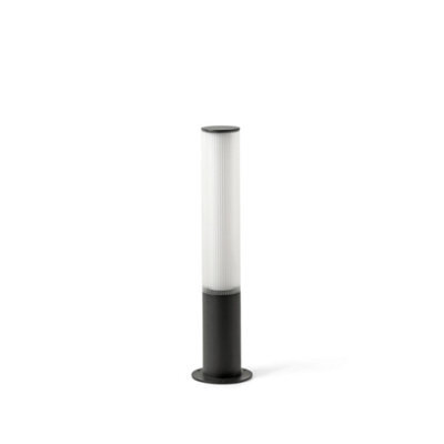 Luminosa Lighting Luminosa Tura 65Cm Outdoor Bollard Dark Grey Ip65 3000K - image 1