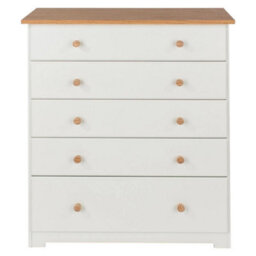 5 Drawer Chest Home Bedroom Furniture Chest Of Drawers - thumbnail 3
