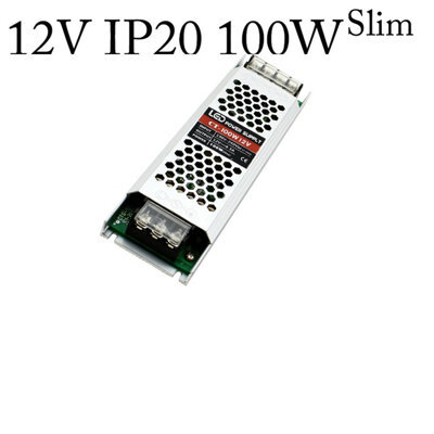 Dc 12V Led Driver 100W 8.3A Ultra-Thin Power Supply, Slim 240V Lighting Transformer For Led Strip, Cctv, Cabinet, Low Voltage Use. - image 1