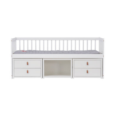 Nöa & Nani Noa & Nani Midsleeper Day Bed With Underbed Storage Drawers In White Lottie - image 1