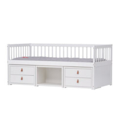 Nöa & Nani Noa & Nani Midsleeper Day Bed With Underbed Storage Drawers In White Lottie - thumbnail 2