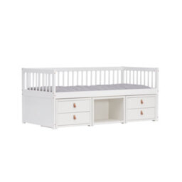 Nöa & Nani Noa & Nani Midsleeper Day Bed With Underbed Storage Drawers In White Lottie - thumbnail 7