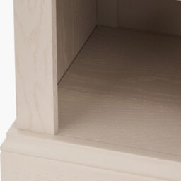 Pacific Lifestyle Cream Pine And Oak Wood 1 Drawer Bedside Table - thumbnail 9