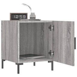 Berkfield Bedside Cabinets 2 Pcs Grey Sonoma 40X40X50 Cm Engineered Wood - thumbnail 9