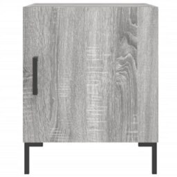 Berkfield Bedside Cabinets 2 Pcs Grey Sonoma 40X40X50 Cm Engineered Wood - thumbnail 4