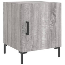 Berkfield Bedside Cabinets 2 Pcs Grey Sonoma 40X40X50 Cm Engineered Wood - thumbnail 3