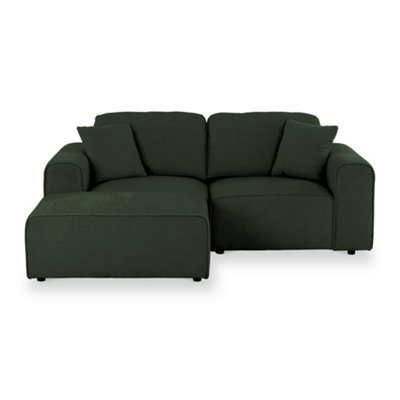 Hugo Moss Green Chaise Sofa - Fully Assembled By Roseland Furniture - image 1