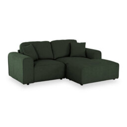 Hugo Moss Green Chaise Sofa - Fully Assembled By Roseland Furniture - thumbnail 2