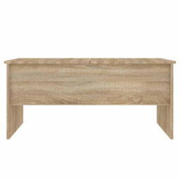Berkfield Modern Coffee Table Sonoma Oak 102X50.5X46.5 Cm Engineered Wood - thumbnail 6