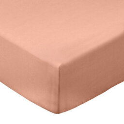 Bianca Fine Linens Bedroom 200 Thread Count Cotton Percale Fitted Sheet 32Cm Depth Clay - thumbnail 5
