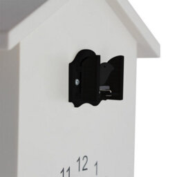 Walplus Black Window Cuckoo Clock With Four Working Bird And Pendulum - Elegant Bird Clock For Wall Decor, Classic Cookoo Clock - thumbnail 5