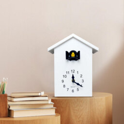 Walplus Black Window Cuckoo Clock With Four Working Bird And Pendulum - Elegant Bird Clock For Wall Decor, Classic Cookoo Clock - thumbnail 3