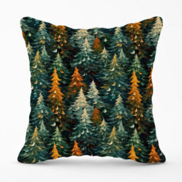 Warren Reed Designer Impasto Style Christmas Trees Outdoor Cushion 45Cm X 45Cm - thumbnail 1