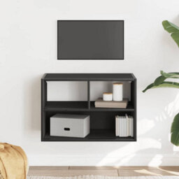 Berkfield Tv Cabinet Black 60X31X39.5 Cm Engineered Wood And Metal - thumbnail 3