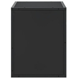 Berkfield Tv Cabinet Black 60X31X39.5 Cm Engineered Wood And Metal - thumbnail 5