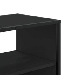 Berkfield Tv Cabinet Black 60X31X39.5 Cm Engineered Wood And Metal - thumbnail 8