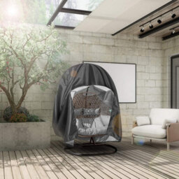 Outdoor Hanging Egg Chair Cover For Two People, Waterproof Cover, Protective Chairs And Swings - thumbnail 4