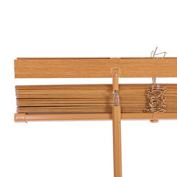 Oypla 120 X 150Cm Pvc Teak Wood Grain Effect Home Office Venetian Window Blinds With Fixings - thumbnail 5