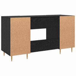Walplus Desk With Shelf Black Oak 140 X 50 X 75 Cm Engineered Wood - thumbnail 8