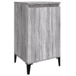 Berkfield Bedside Cabinet Grey Sonoma 40X35X70 Cm Engineered Wood - thumbnail 2