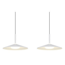 Luminosa Lighting Luminosa Lampone Bar Pendant Ceiling Light White Matt 3X Led 4000K - thumbnail 4