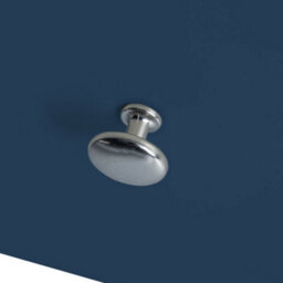 Farro Xl Navy Blue Bedside Table Fully Assembled - By Roseland Furniture - thumbnail 8
