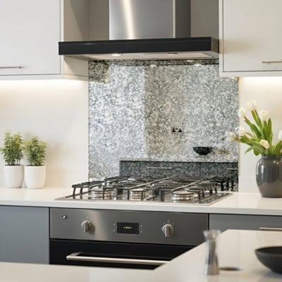 DIY Splashbacks Stratus Mirror Splashback 60Cm X 65Cm (Toughened Glass) - image 1